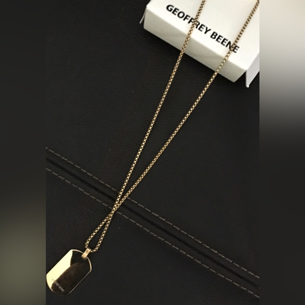 New Jeffery Beene 14K Plated Chain. - Picture 2 of 4